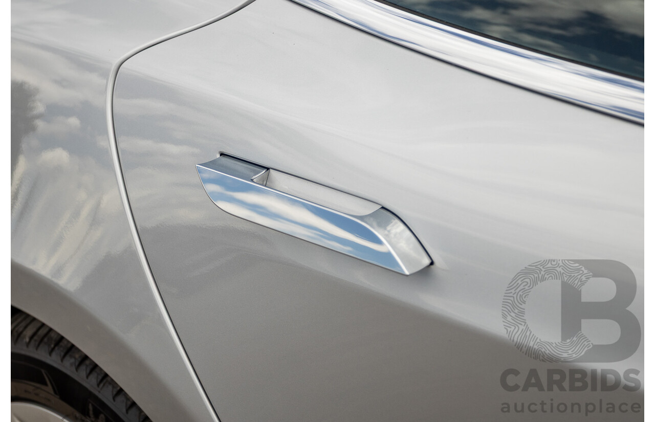 10/2017 Tesla Model S 75D (AWD) MY17 4D Silver Hatchback - Dedicated Electric EV 245kw