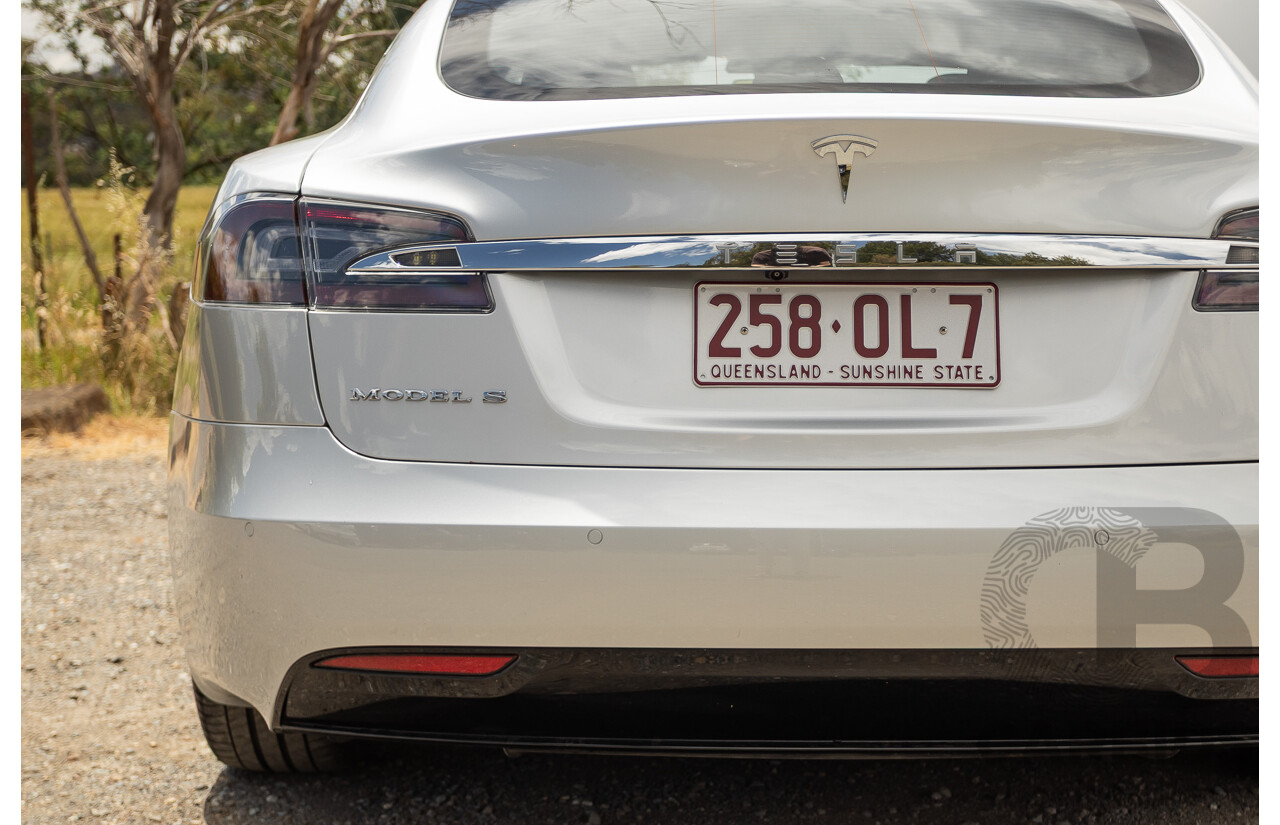 10/2017 Tesla Model S 75D (AWD) MY17 4D Silver Hatchback - Dedicated Electric EV 245kw