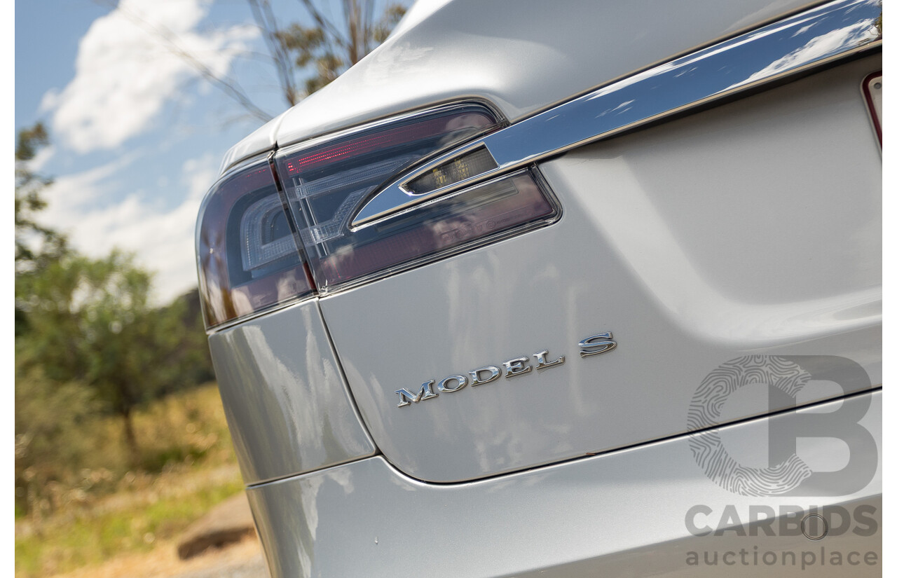 10/2017 Tesla Model S 75D (AWD) MY17 4D Silver Hatchback - Dedicated Electric EV 245kw