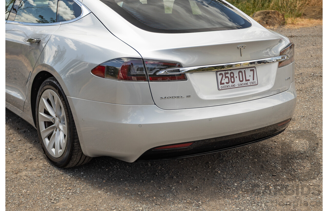 10/2017 Tesla Model S 75D (AWD) MY17 4D Silver Hatchback - Dedicated Electric EV 245kw