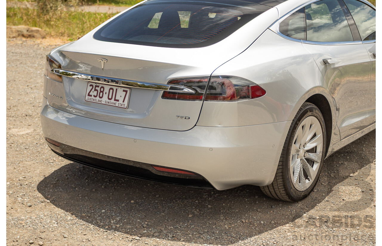 10/2017 Tesla Model S 75D (AWD) MY17 4D Silver Hatchback - Dedicated Electric EV 245kw