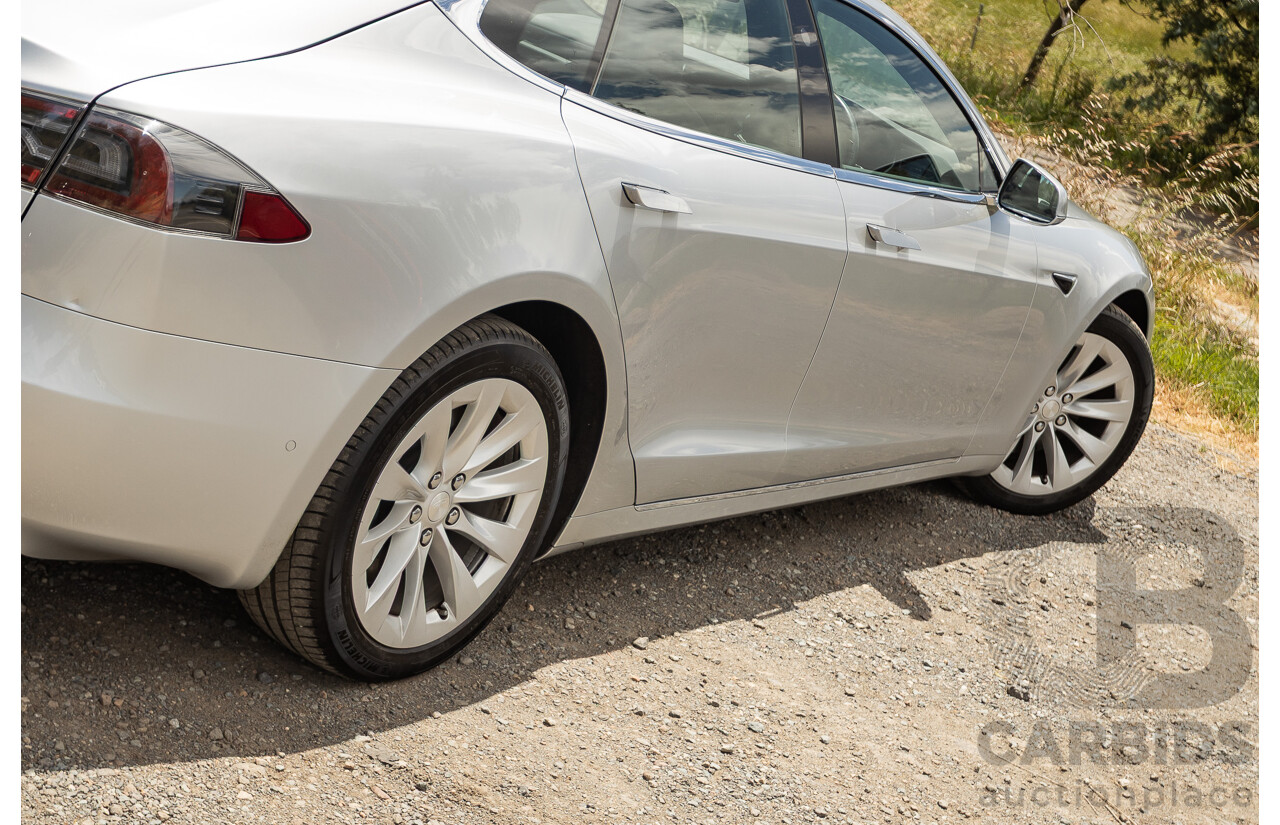 10/2017 Tesla Model S 75D (AWD) MY17 4D Silver Hatchback - Dedicated Electric EV 245kw