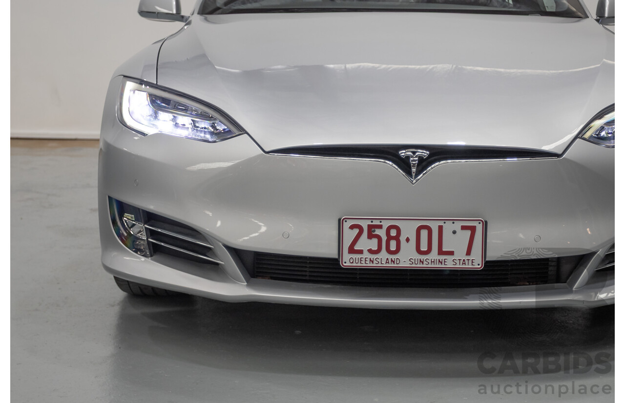 10/2017 Tesla Model S 75D (AWD) MY17 4D Silver Hatchback - Dedicated Electric EV 245kw