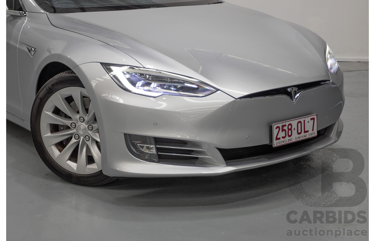 10/2017 Tesla Model S 75D (AWD) MY17 4D Silver Hatchback - Dedicated Electric EV 245kw