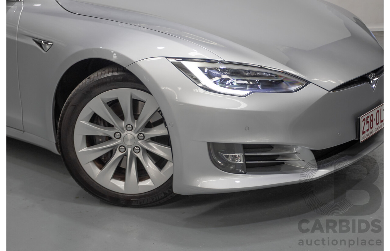 10/2017 Tesla Model S 75D (AWD) MY17 4D Silver Hatchback - Dedicated Electric EV 245kw