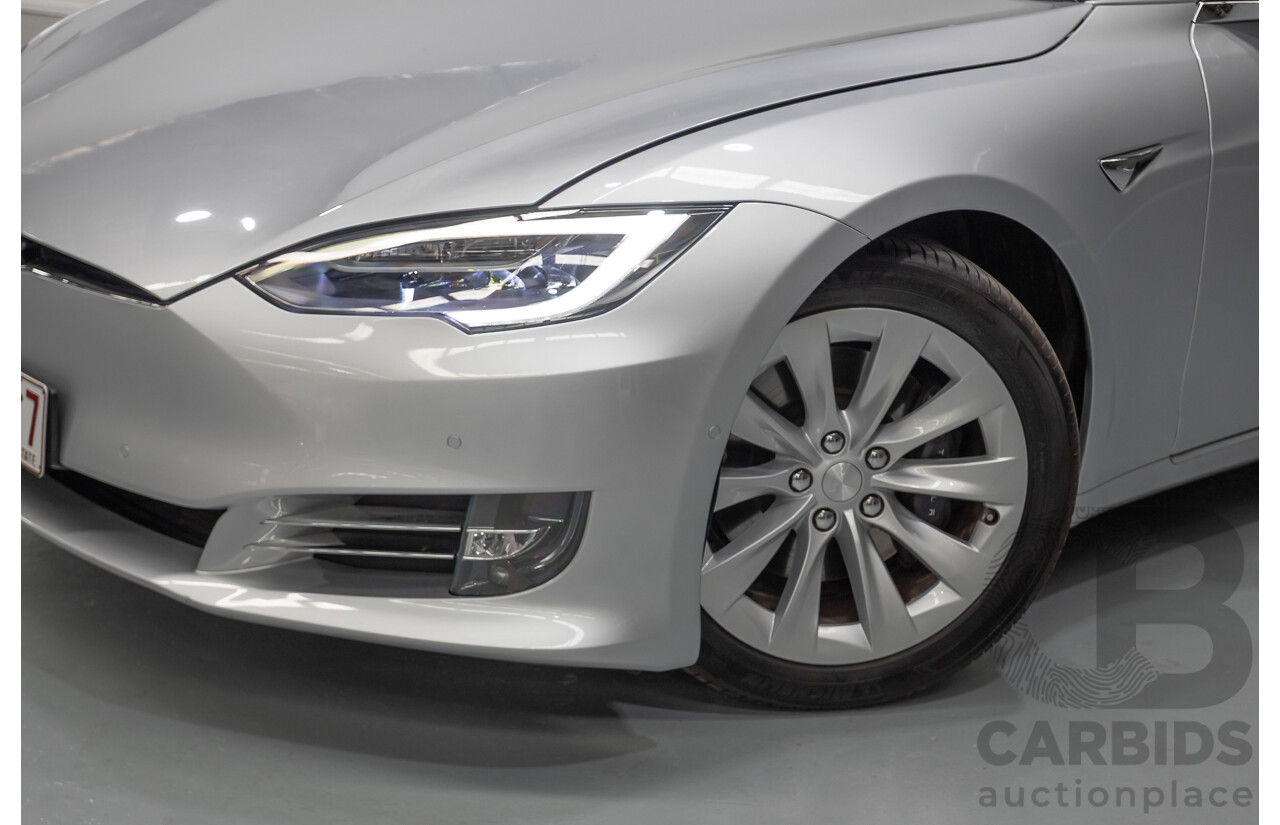 10/2017 Tesla Model S 75D (AWD) MY17 4D Silver Hatchback - Dedicated Electric EV 245kw