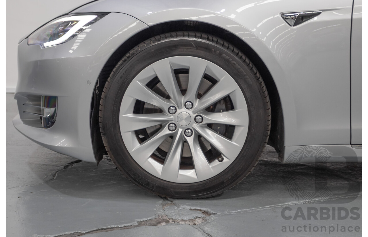 10/2017 Tesla Model S 75D (AWD) MY17 4D Silver Hatchback - Dedicated Electric EV 245kw
