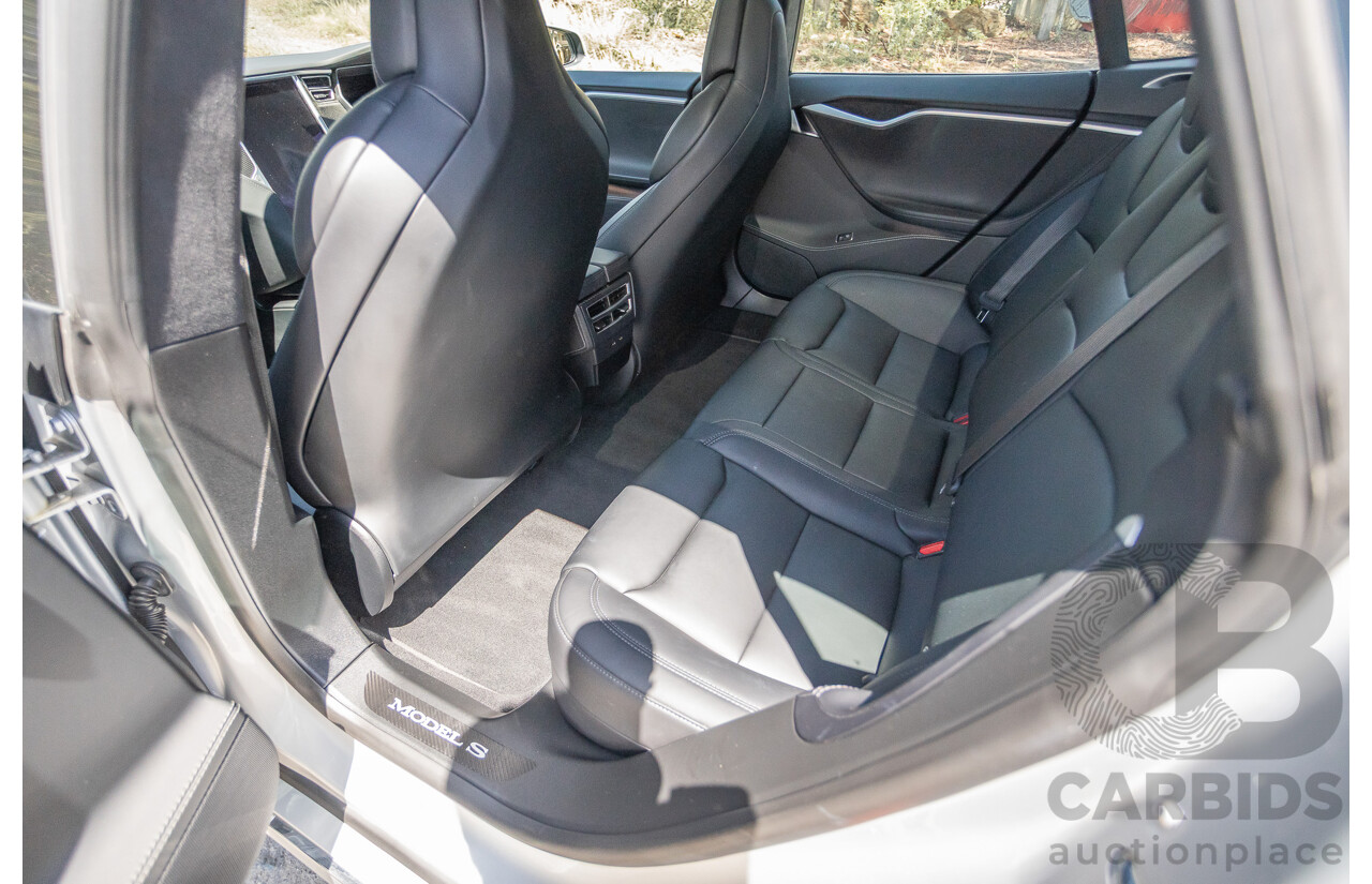 10/2017 Tesla Model S 75D (AWD) MY17 4D Silver Hatchback - Dedicated Electric EV 245kw