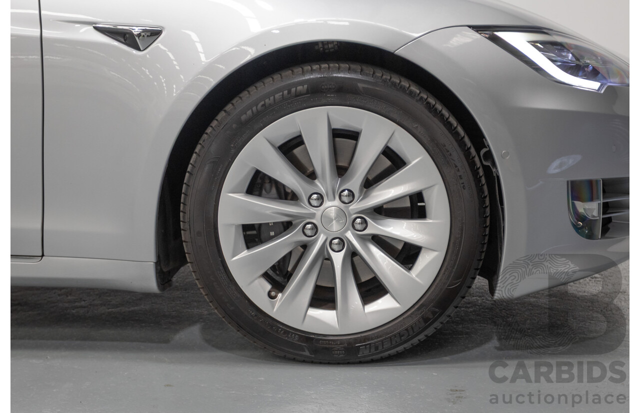 10/2017 Tesla Model S 75D (AWD) MY17 4D Silver Hatchback - Dedicated Electric EV 245kw