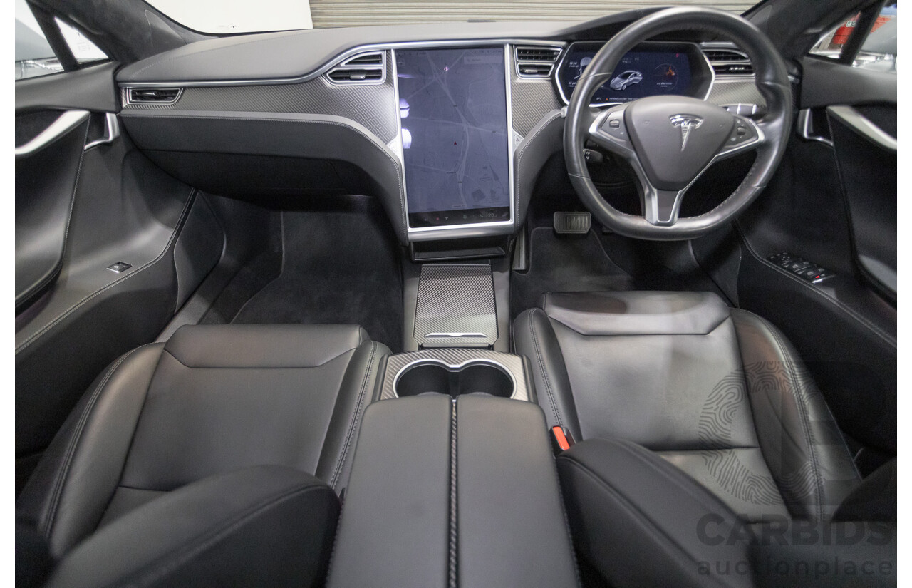 10/2017 Tesla Model S 75D (AWD) MY17 4D Silver Hatchback - Dedicated Electric EV 245kw