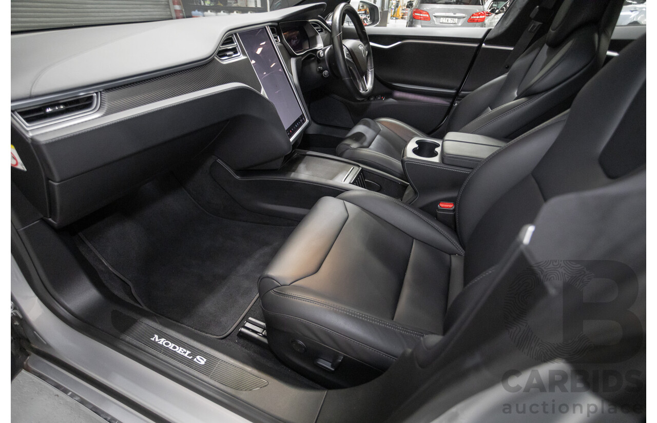 10/2017 Tesla Model S 75D (AWD) MY17 4D Silver Hatchback - Dedicated Electric EV 245kw