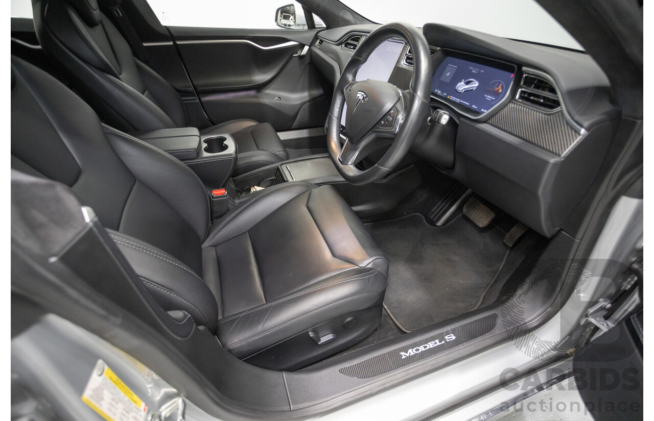 10/2017 Tesla Model S 75D (AWD) MY17 4D Silver Hatchback - Dedicated Electric EV 245kw