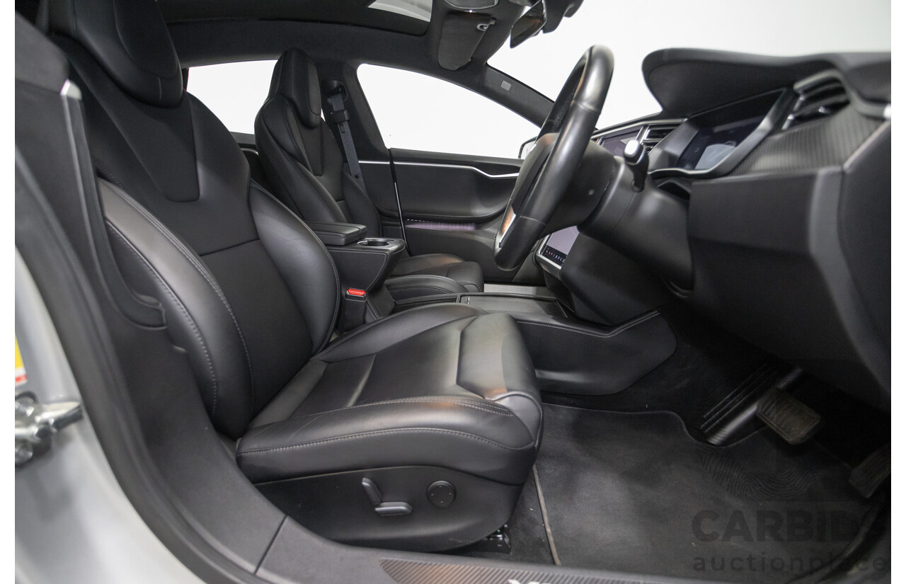 10/2017 Tesla Model S 75D (AWD) MY17 4D Silver Hatchback - Dedicated Electric EV 245kw