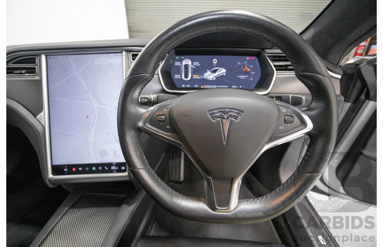 10/2017 Tesla Model S 75D (AWD) MY17 4D Silver Hatchback - Dedicated Electric EV 245kw