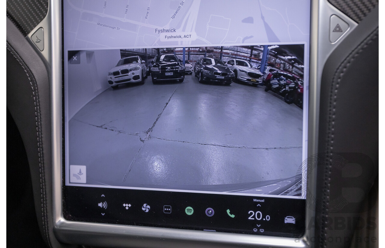 10/2017 Tesla Model S 75D (AWD) MY17 4D Silver Hatchback - Dedicated Electric EV 245kw