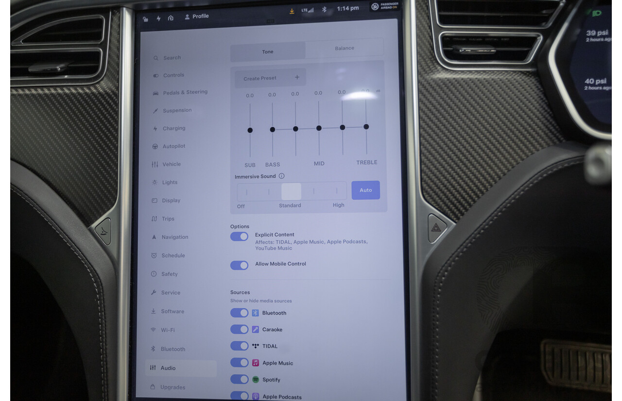 10/2017 Tesla Model S 75D (AWD) MY17 4D Silver Hatchback - Dedicated Electric EV 245kw