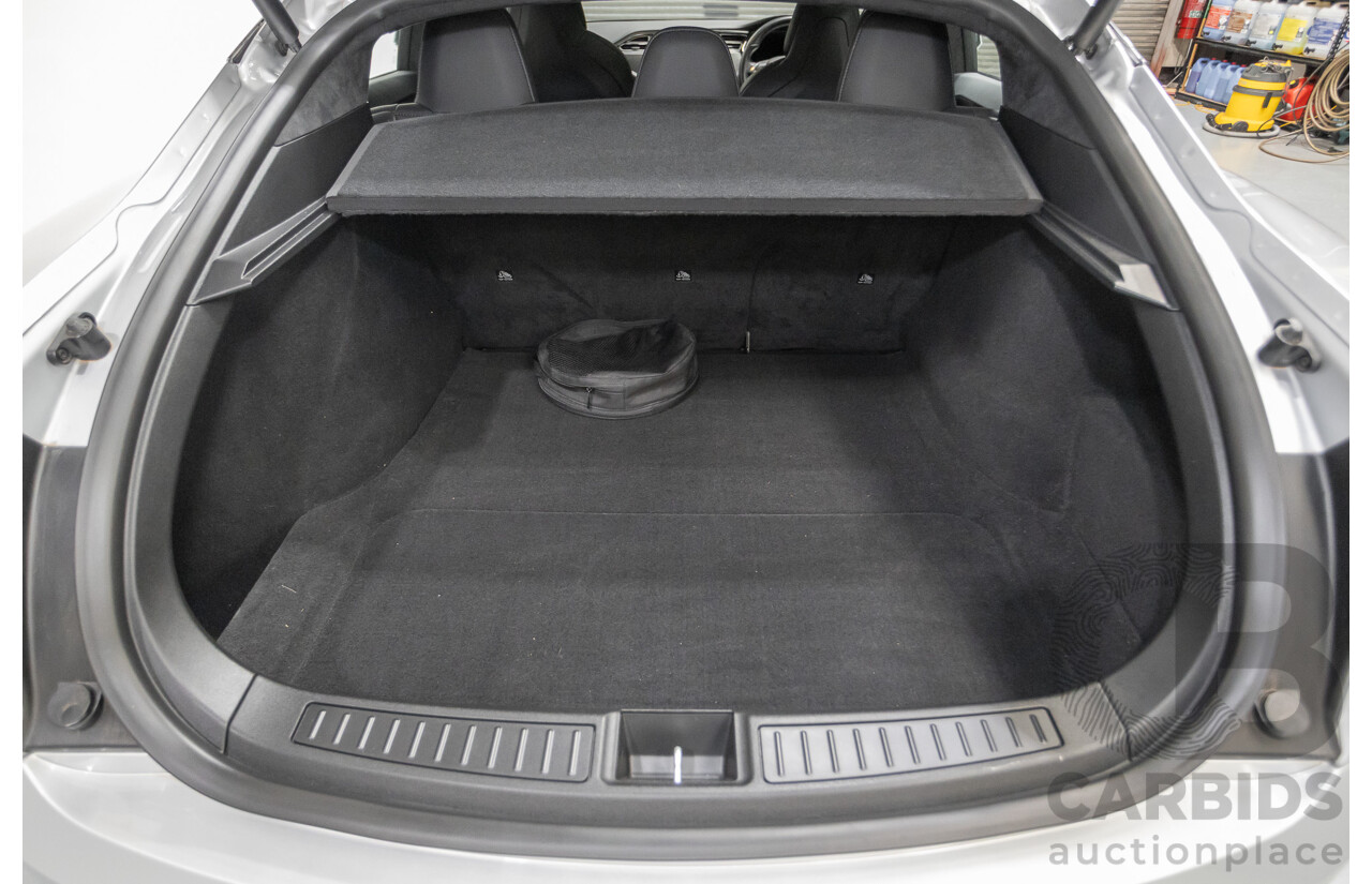 10/2017 Tesla Model S 75D (AWD) MY17 4D Silver Hatchback - Dedicated Electric EV 245kw
