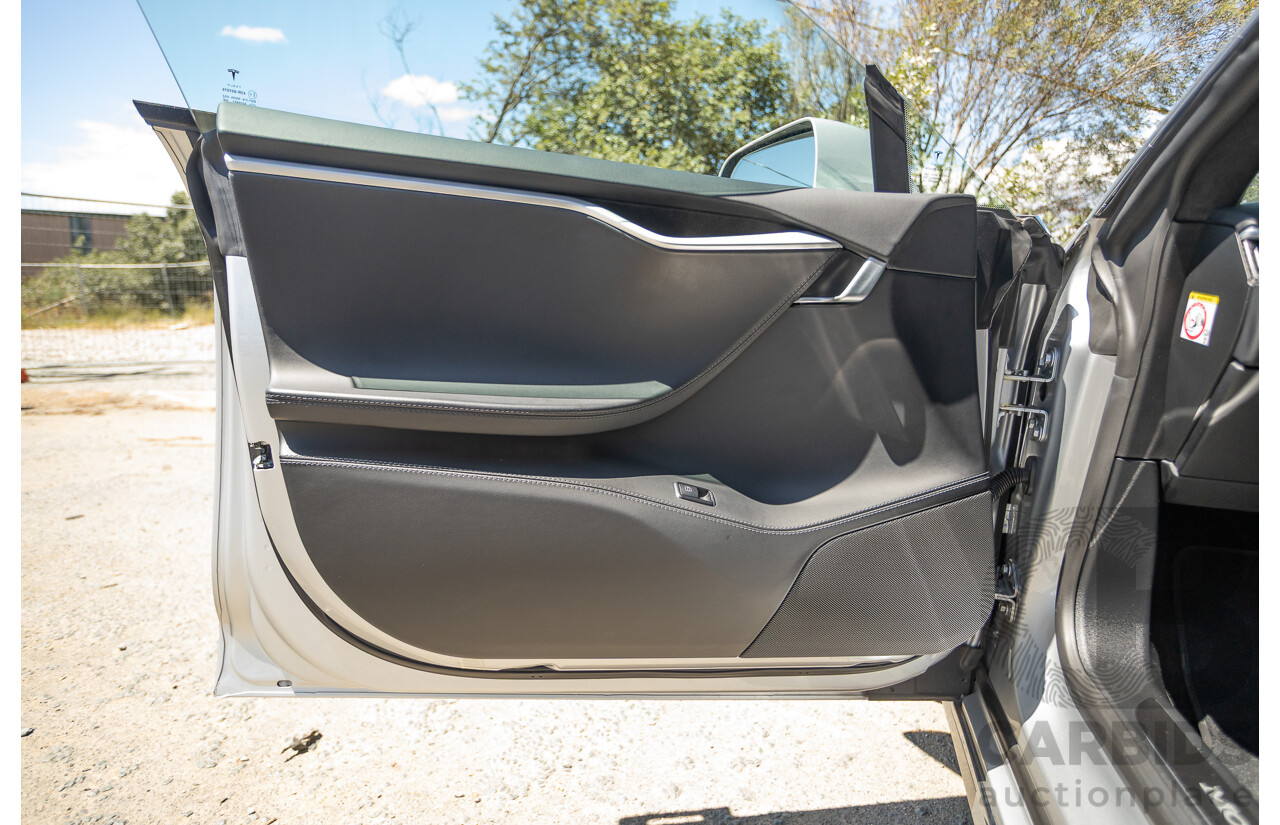 10/2017 Tesla Model S 75D (AWD) MY17 4D Silver Hatchback - Dedicated Electric EV 245kw