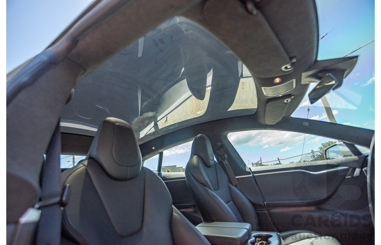 10/2017 Tesla Model S 75D (AWD) MY17 4D Silver Hatchback - Dedicated Electric EV 245kw