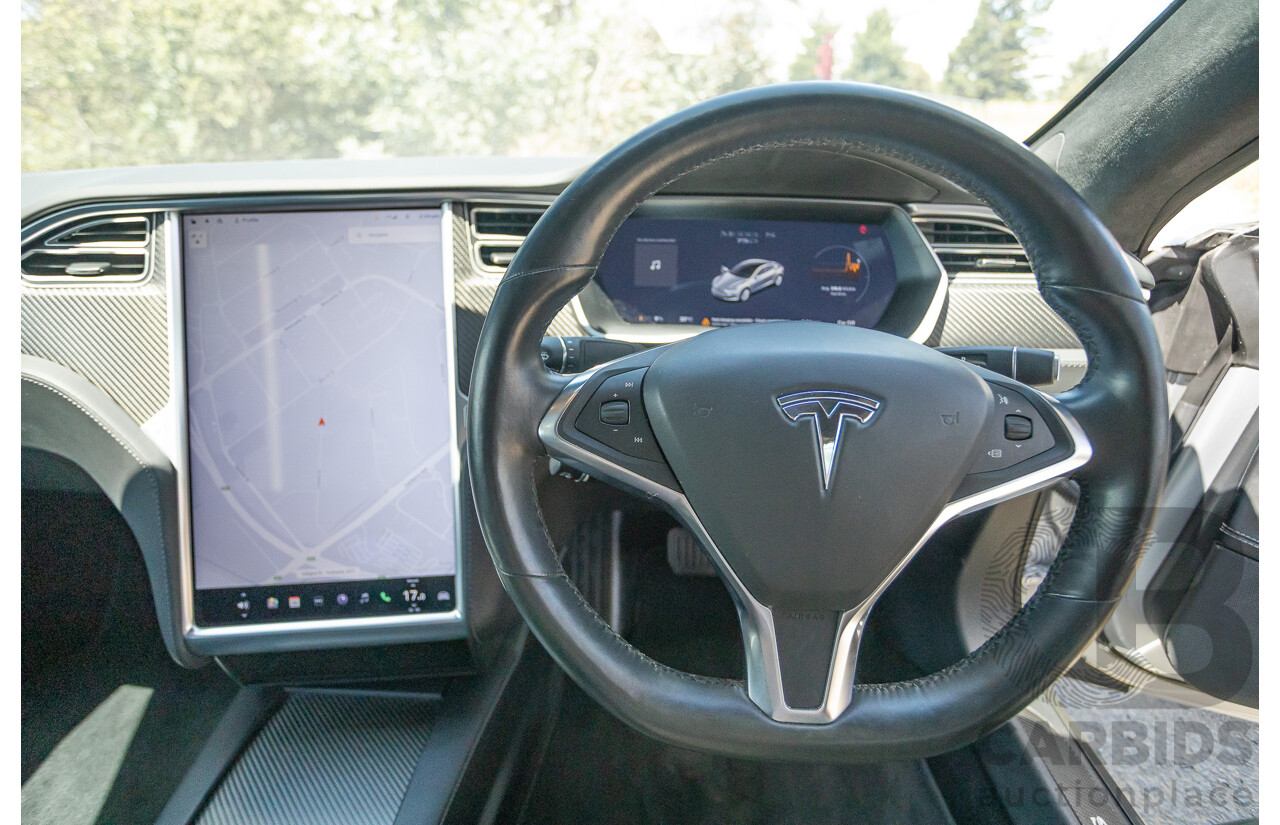 10/2017 Tesla Model S 75D (AWD) MY17 4D Silver Hatchback - Dedicated Electric EV 245kw