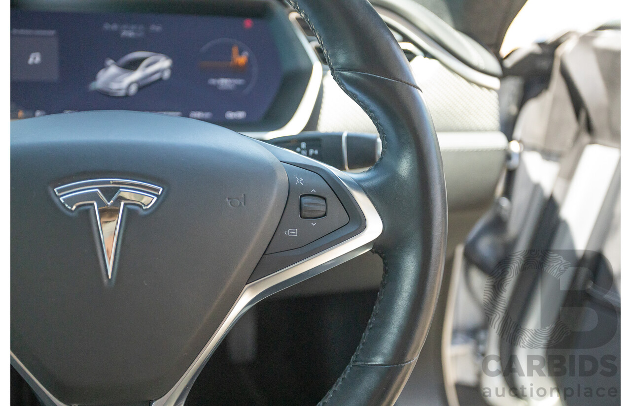 10/2017 Tesla Model S 75D (AWD) MY17 4D Silver Hatchback - Dedicated Electric EV 245kw