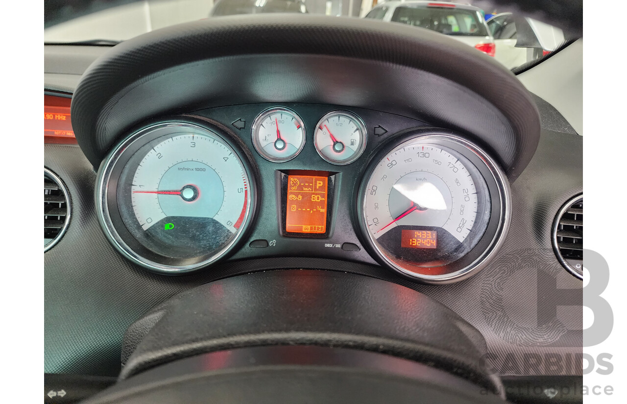 8/2010 Peugeot 308 CC S  2d Cabriolet Silver 2.0L