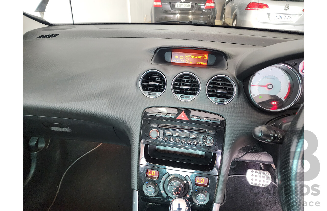 8/2010 Peugeot 308 CC S  2d Cabriolet Silver 2.0L