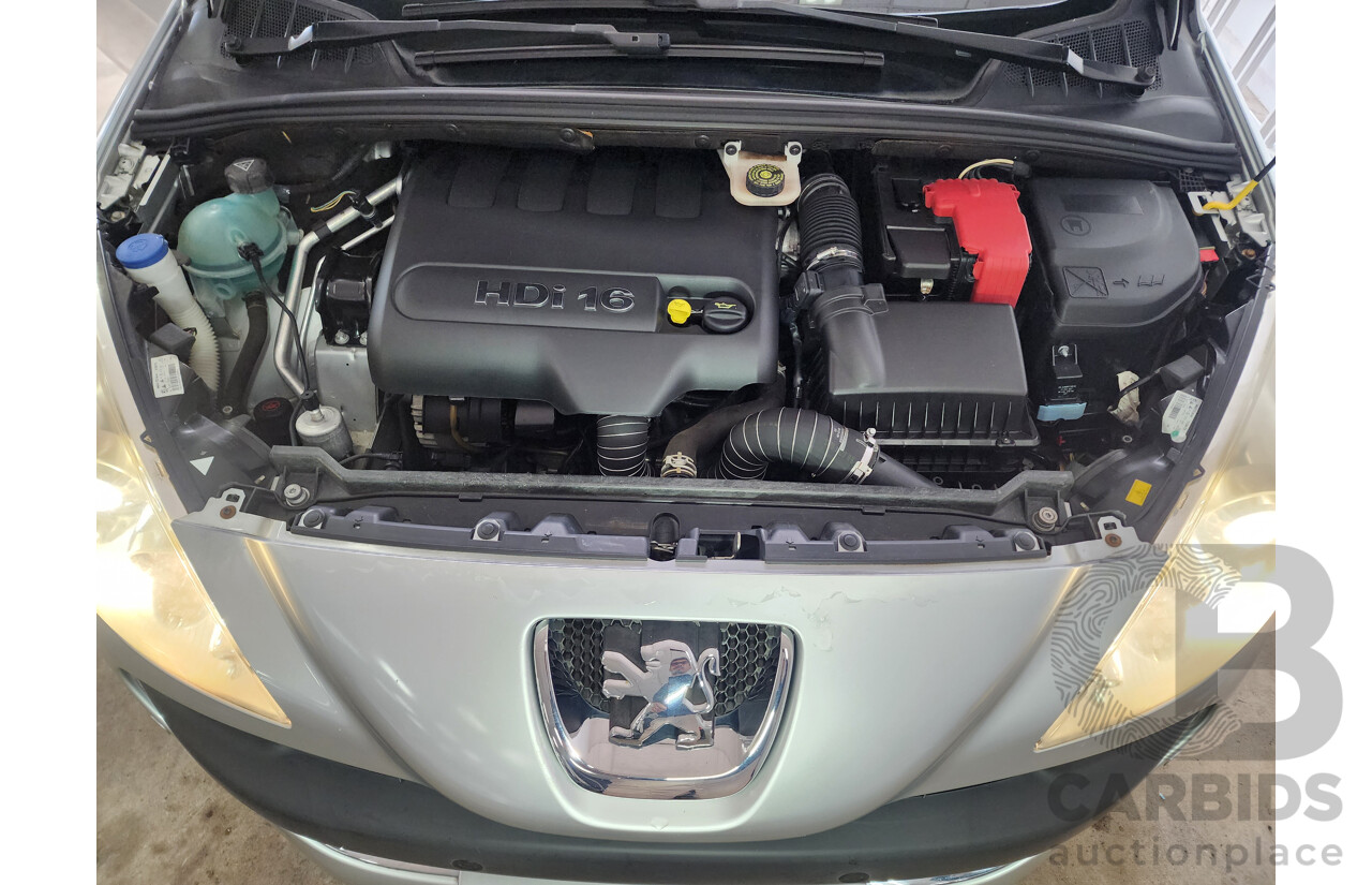 8/2010 Peugeot 308 CC S  2d Cabriolet Silver 2.0L