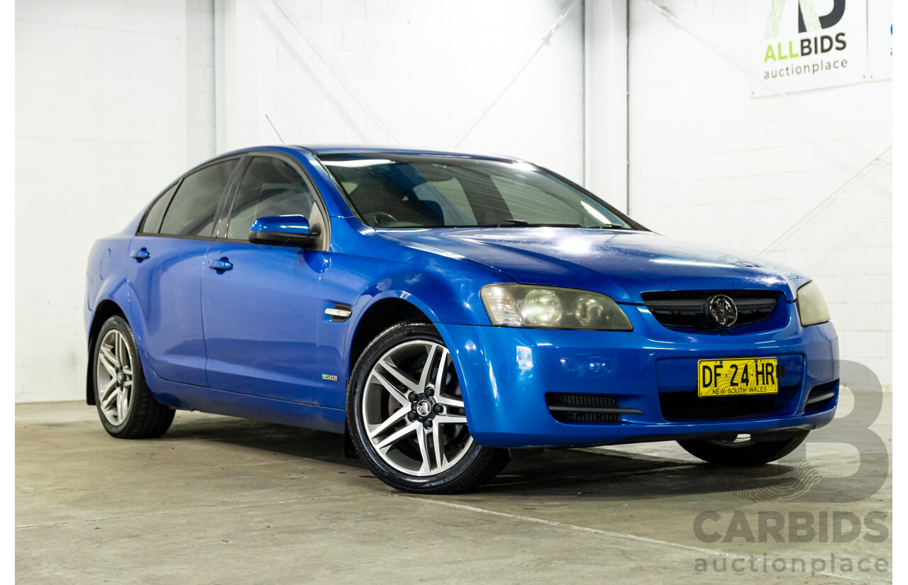 9/2009 Holden Commodore Omega VE MY10 4d Sedan Voodoo Blue Metallic V6 3.0L