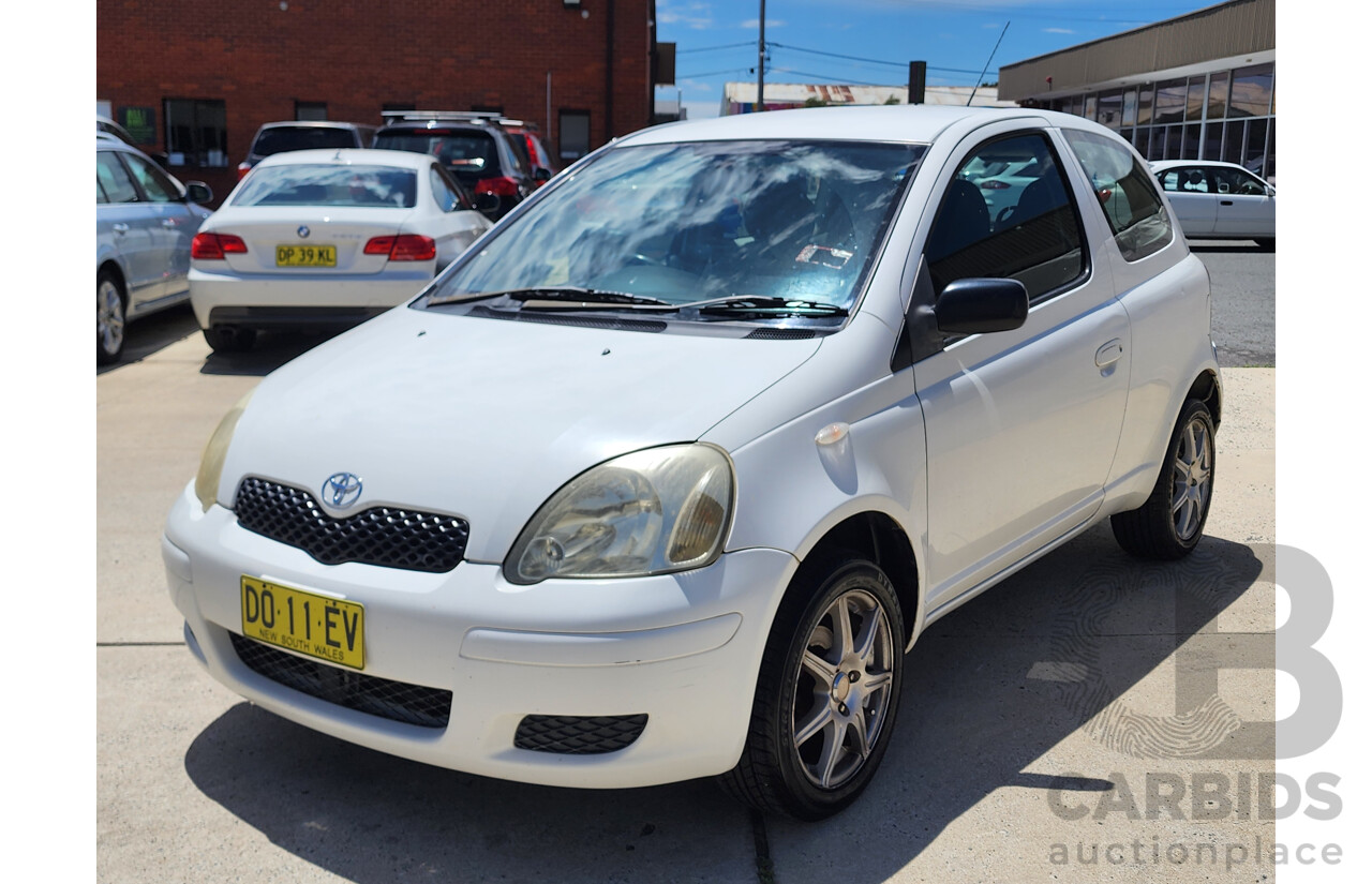 7/2004 Toyota Echo  NCP10R 3d Hatchback White 1.3L