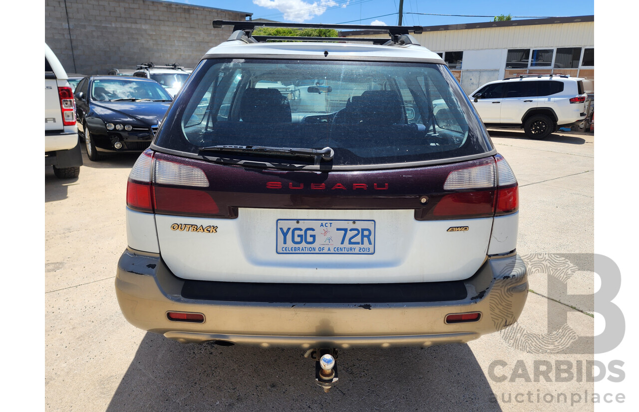 6/1999 Subaru Outback  MY99 4d Wagon White 2.5L