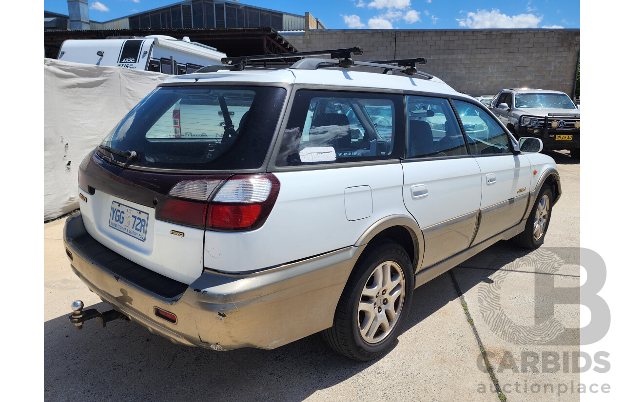 6/1999 Subaru Outback  MY99 4d Wagon White 2.5L