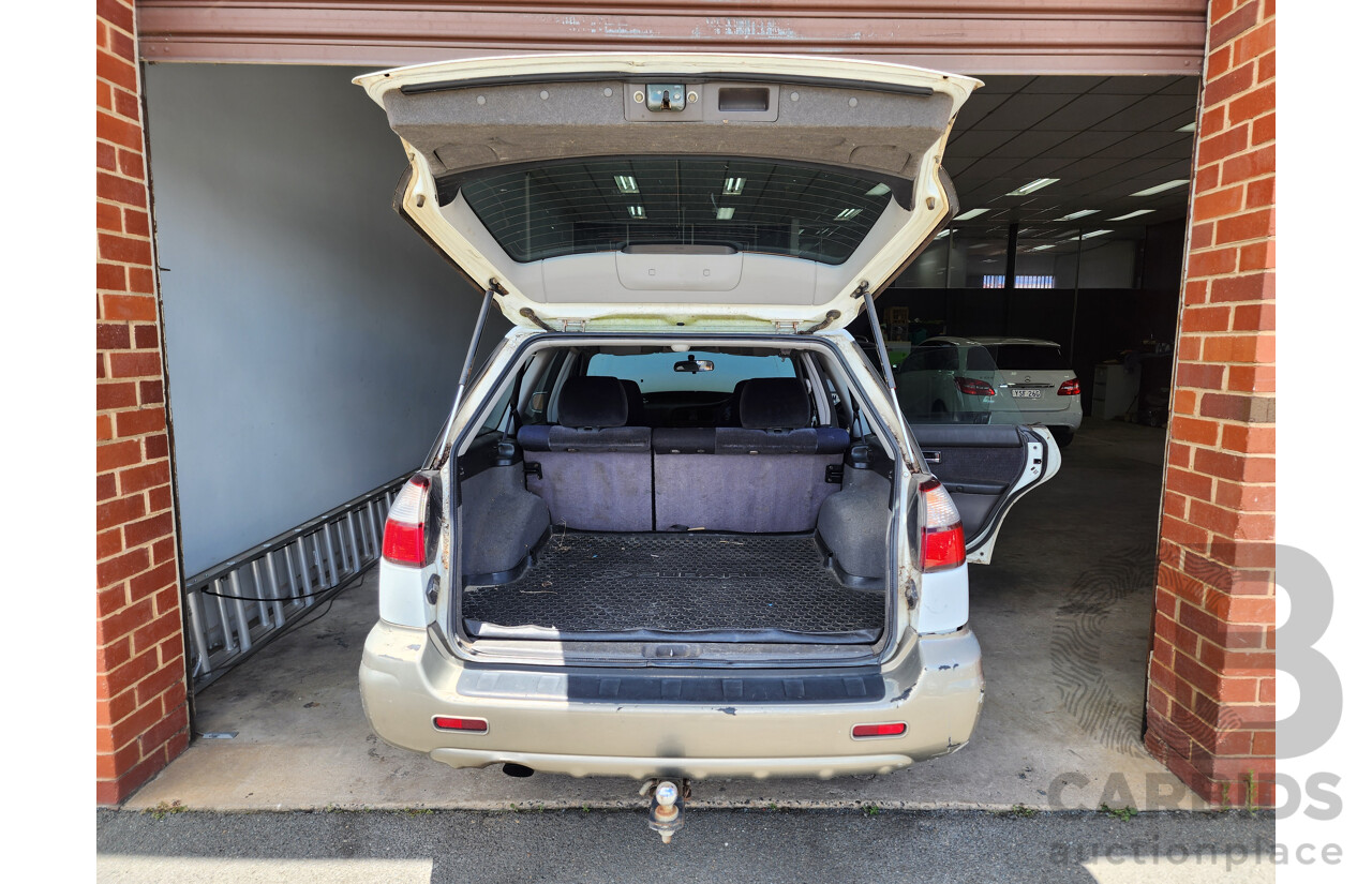 6/1999 Subaru Outback  MY99 4d Wagon White 2.5L
