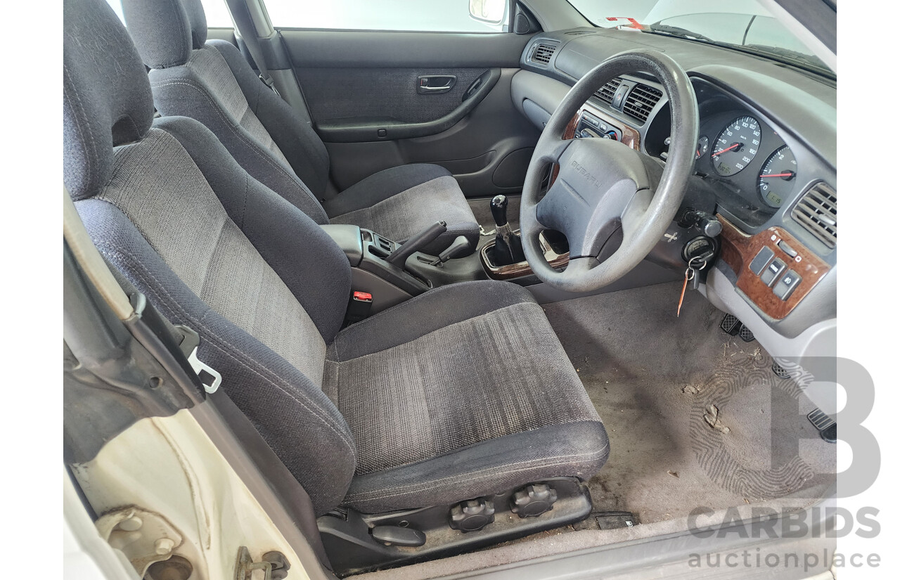 6/1999 Subaru Outback  MY99 4d Wagon White 2.5L