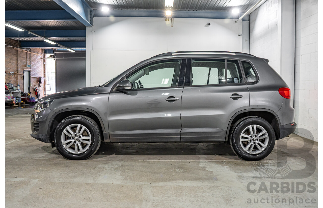 4/2014 Volkswagen Tiguan 118 TSI (4x2) 5NC MY14.5 4d Wagon Pepper Grey Metallic Twincharged 1.4L