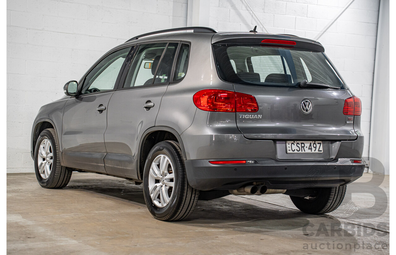 4/2014 Volkswagen Tiguan 118 TSI (4x2) 5NC MY14.5 4d Wagon Pepper Grey Metallic Twincharged 1.4L