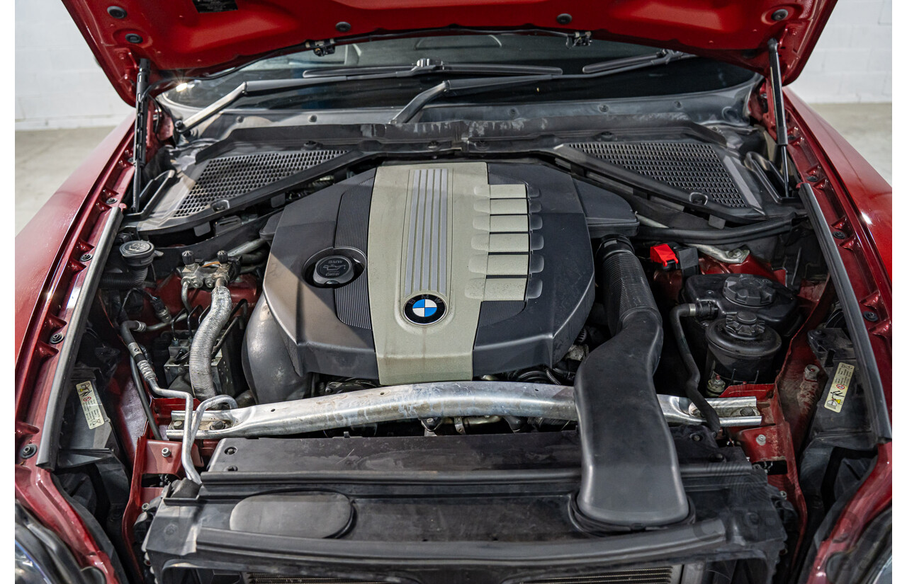 10/2009 BMW X6 xDrive35d E71 4d Coupe Vermillion Red Metallic Turbo Diesel 3.0L