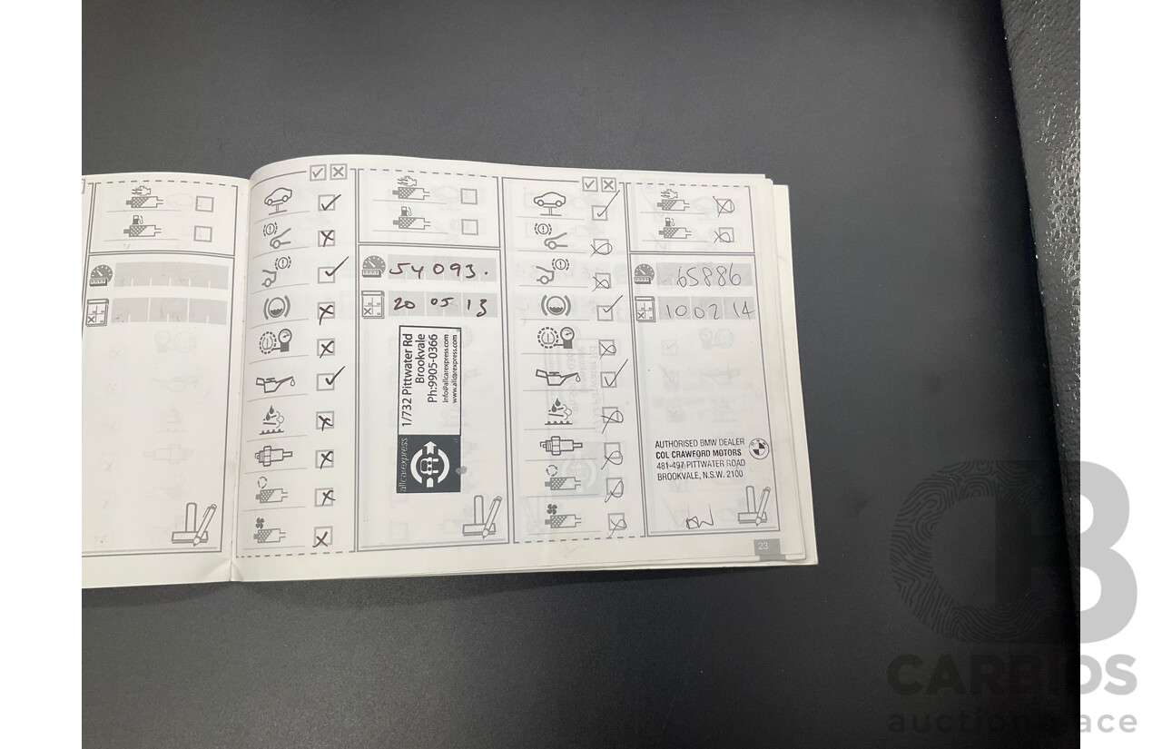 10/2009 BMW X6 xDrive35d E71 4d Coupe Vermillion Red Metallic Turbo Diesel 3.0L