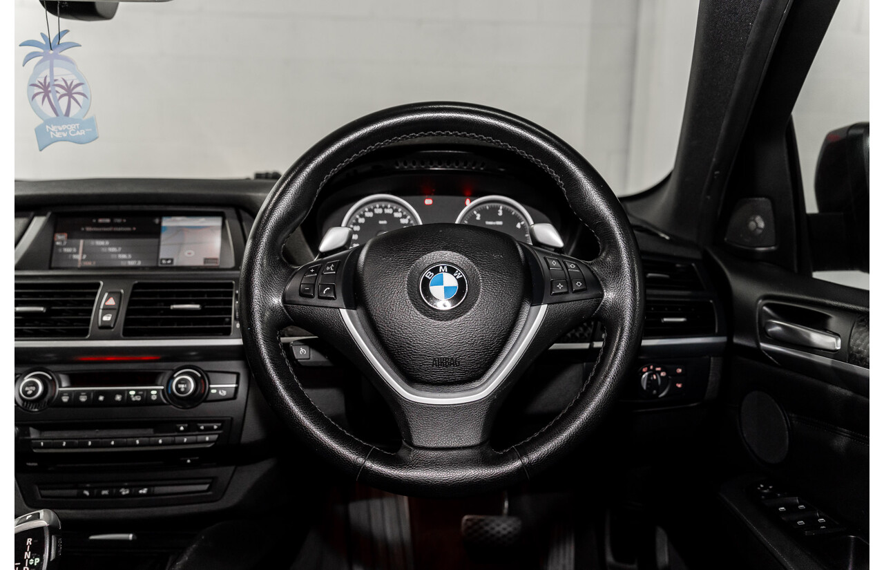 10/2009 BMW X6 xDrive35d E71 4d Coupe Vermillion Red Metallic Turbo Diesel 3.0L