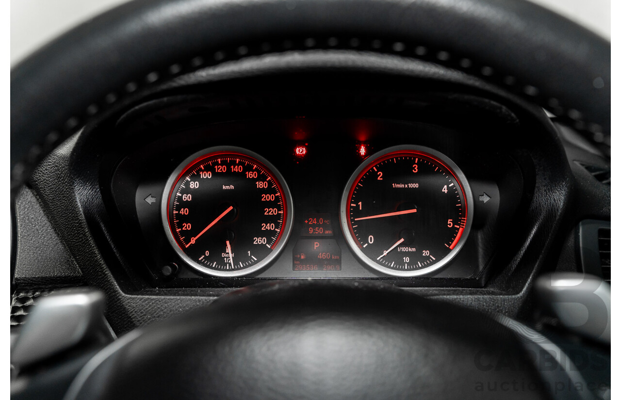 10/2009 BMW X6 xDrive35d E71 4d Coupe Vermillion Red Metallic Turbo Diesel 3.0L