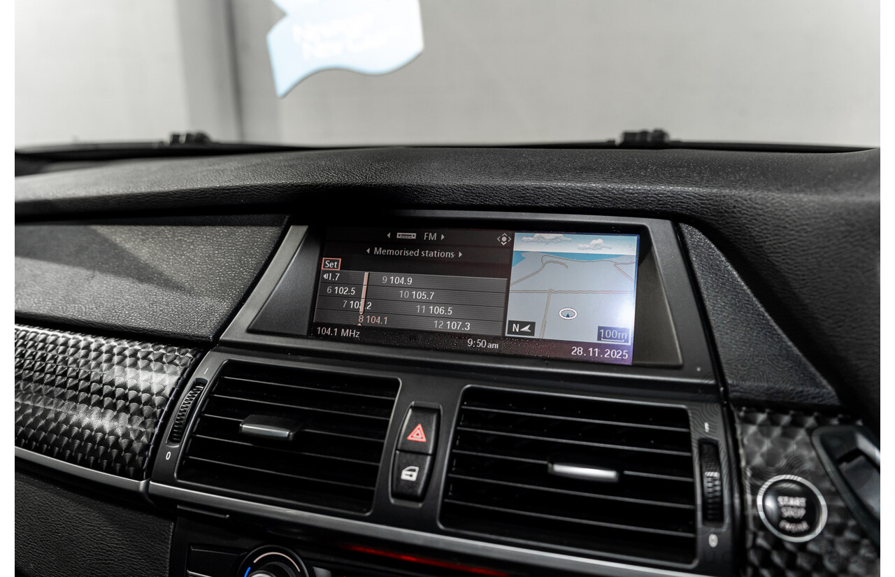 10/2009 BMW X6 xDrive35d E71 4d Coupe Vermillion Red Metallic Turbo Diesel 3.0L