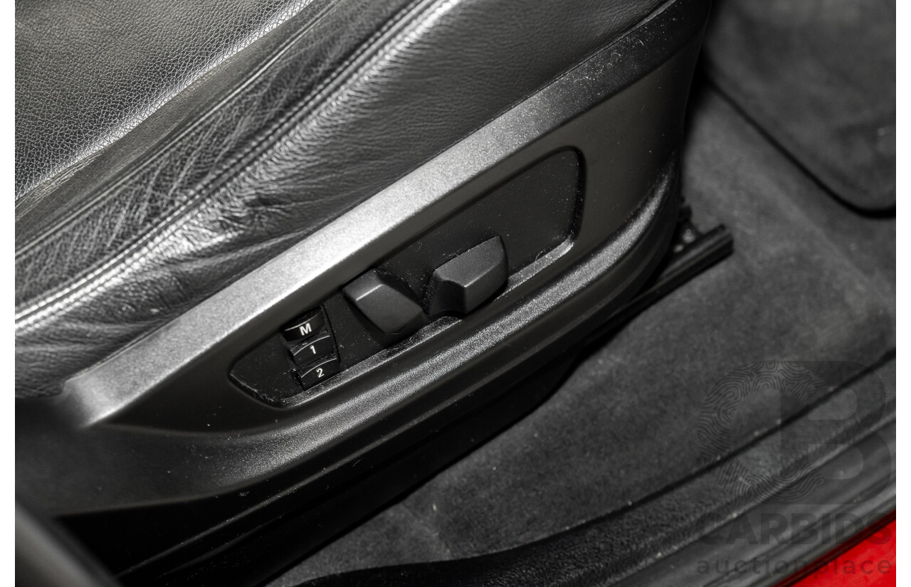 10/2009 BMW X6 xDrive35d E71 4d Coupe Vermillion Red Metallic Turbo Diesel 3.0L