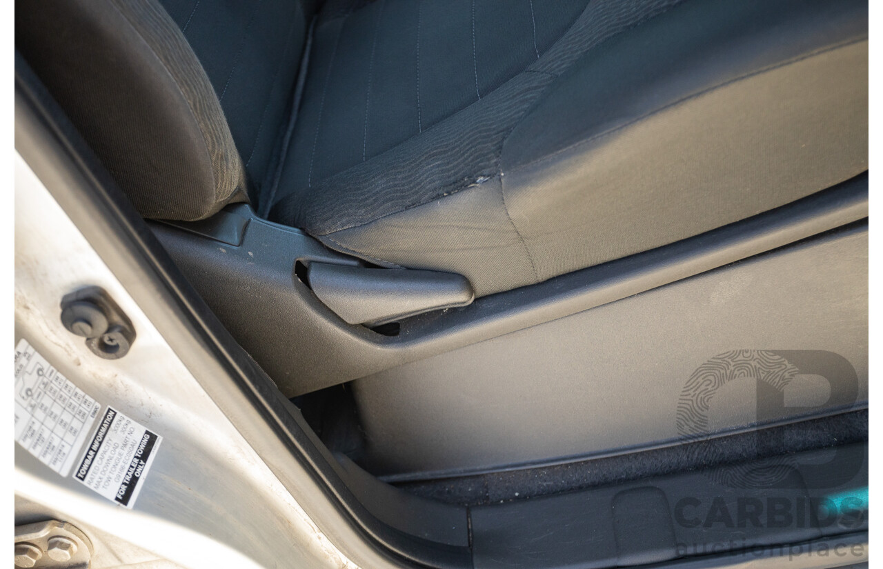 10/2012 Nissan Navara ST (4x4) D40 Dual Cab P/Up Silver Lightning Turbo Diesel 2.5L