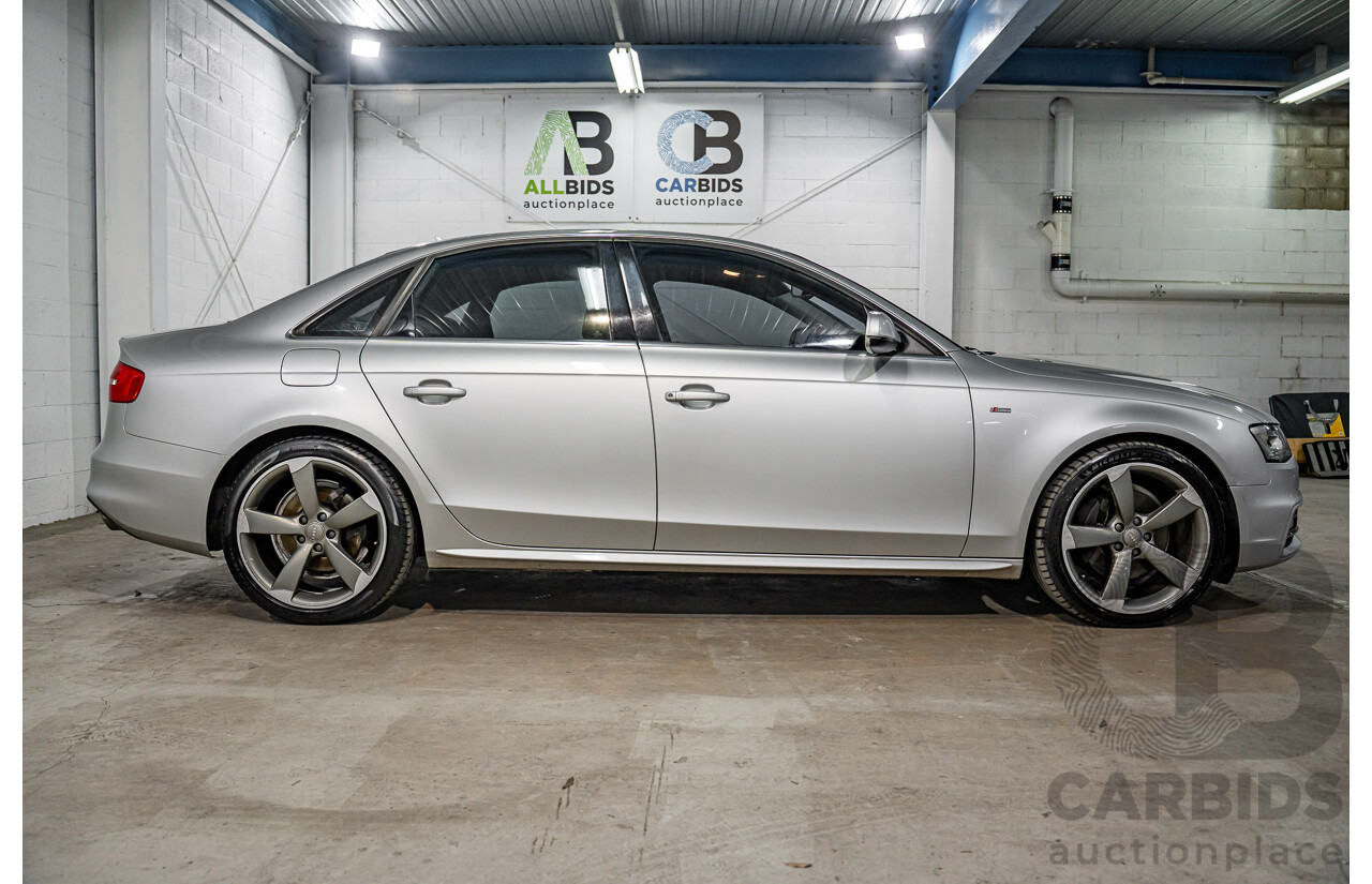5/2013 Audi A4 3.0 TDI S-Line B8 (8K) MY13 4d Sedan Ice Silver Metallic Turbo Diesel V6 3.0L