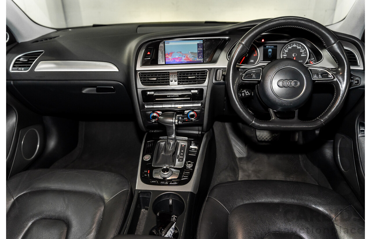 5/2013 Audi A4 3.0 TDI S-Line B8 (8K) MY13 4d Sedan Ice Silver Metallic Turbo Diesel V6 3.0L