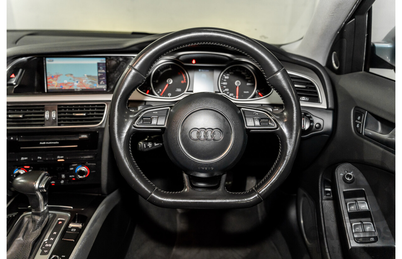 5/2013 Audi A4 3.0 TDI S-Line B8 (8K) MY13 4d Sedan Ice Silver Metallic Turbo Diesel V6 3.0L