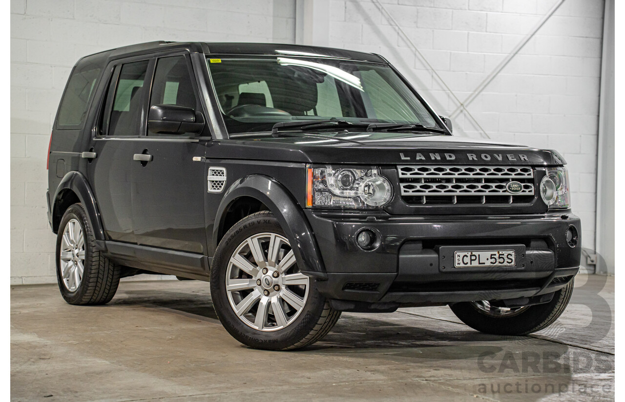 6/2013 Land Rover Discovery 4 3.0 SDV6 SE MY13 4d Wagon Causeway Grey Metallic Twin Turbo Diesel V6 3.0L