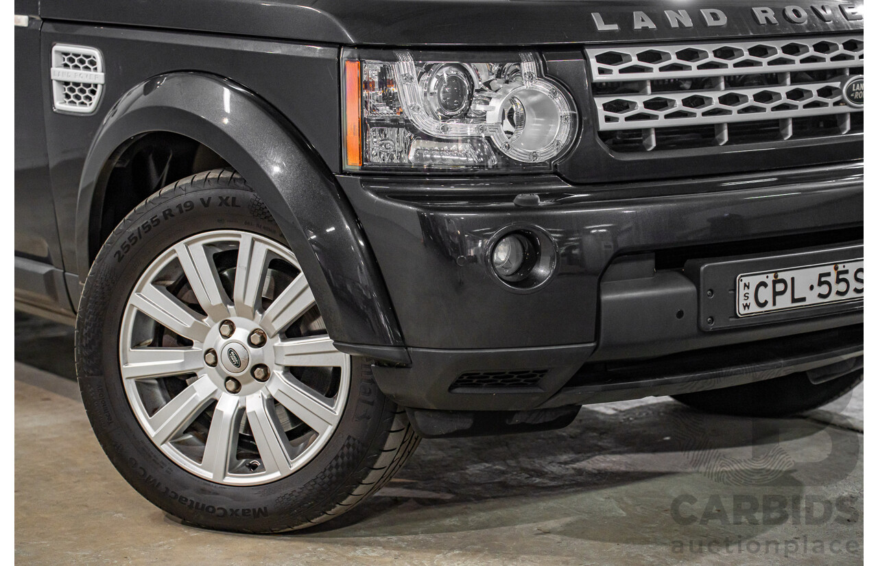 6/2013 Land Rover Discovery 4 3.0 SDV6 SE MY13 4d Wagon Causeway Grey Metallic Twin Turbo Diesel V6 3.0L
