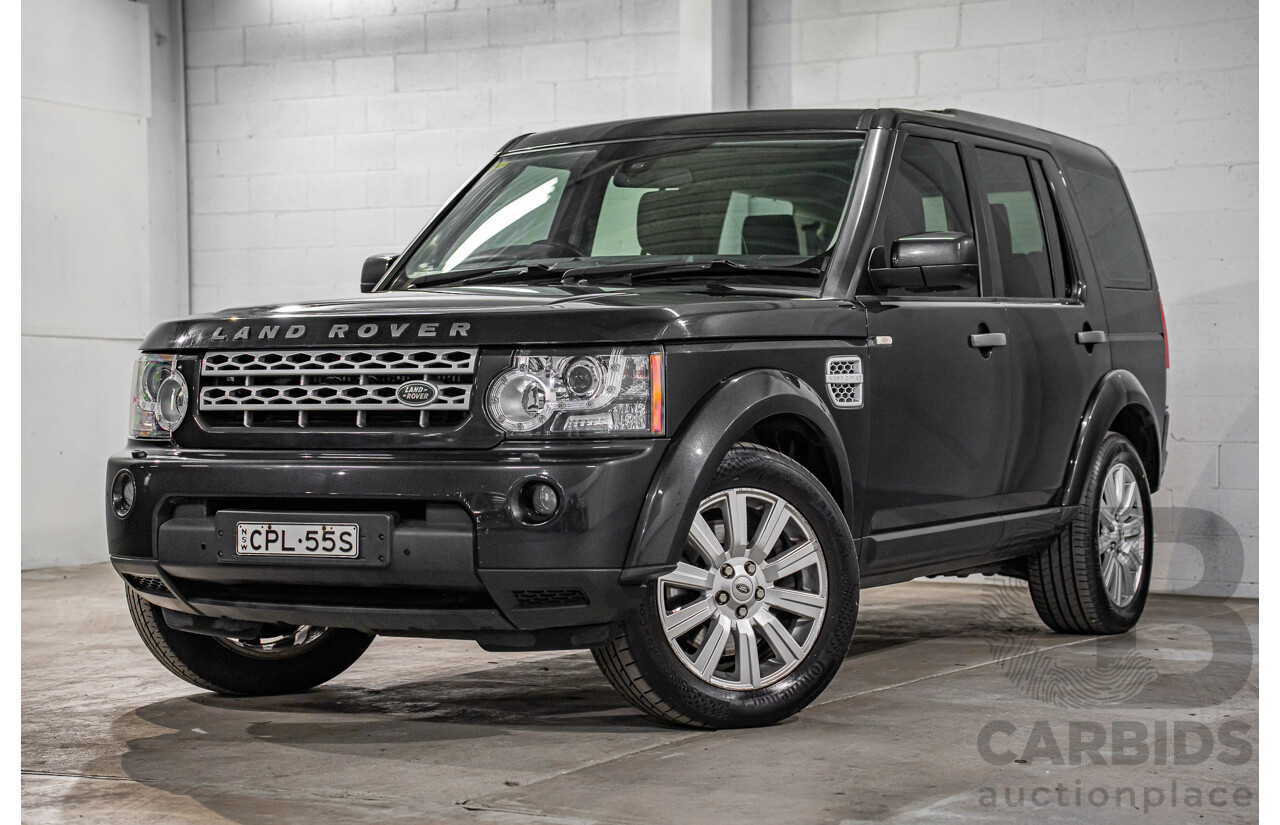 6/2013 Land Rover Discovery 4 3.0 SDV6 SE MY13 4d Wagon Causeway Grey Metallic Twin Turbo Diesel V6 3.0L