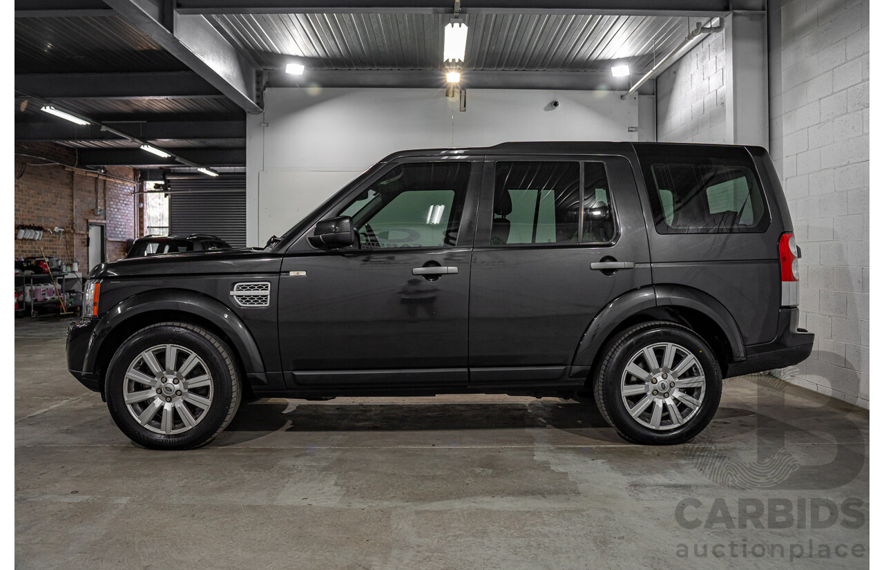 6/2013 Land Rover Discovery 4 3.0 SDV6 SE MY13 4d Wagon Causeway Grey Metallic Twin Turbo Diesel V6 3.0L